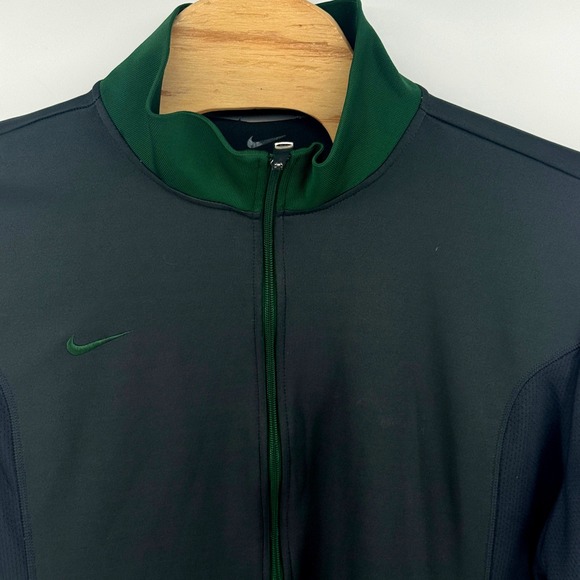 Nike Other - Nike Mens Dri-FIT Full Zip Track Jacket Dark Grey Green 473538-215 XXL